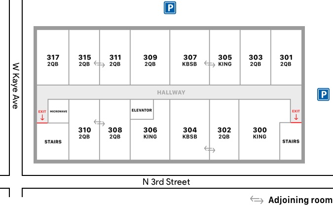 Third Floor Map