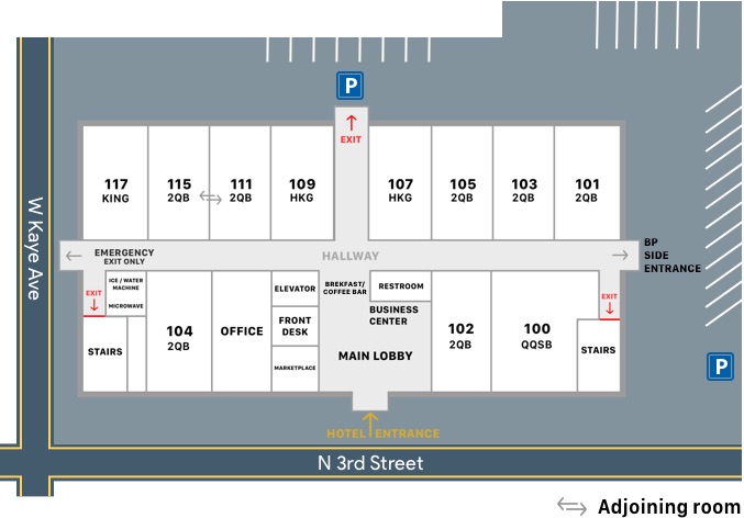 Superior Stay Hotel - First Floor Map