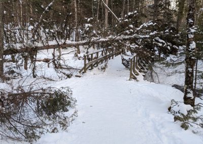 Eben Ice Caves Bridge