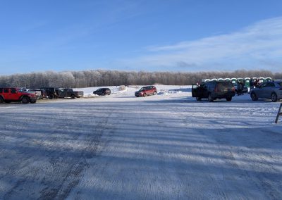 Eben Ice Caves Trailhead Parking