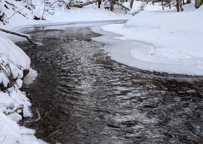 Eben Ice Caves Water Crossing