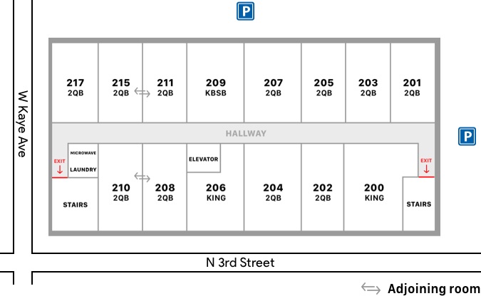 Second Floor Map