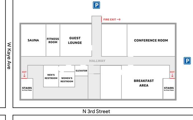 Lower Level Map